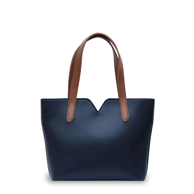 Hand bag 3 Two tone Blue and brown - Bags online