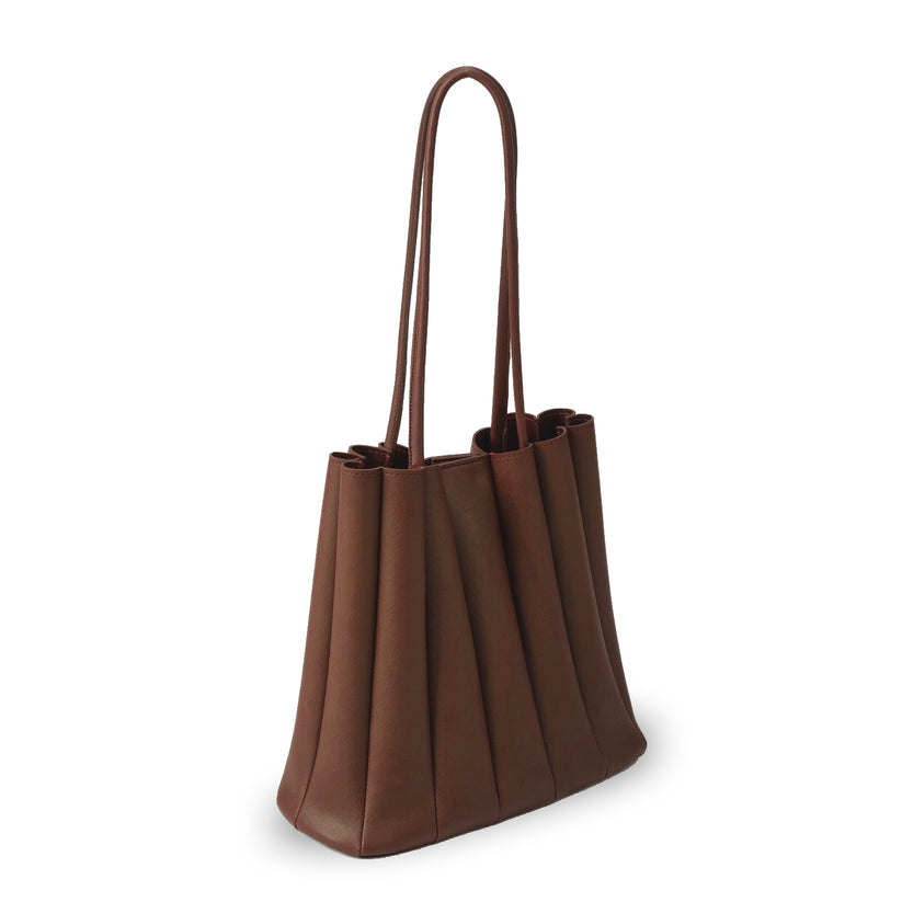 Verticle tote brown - Bags online