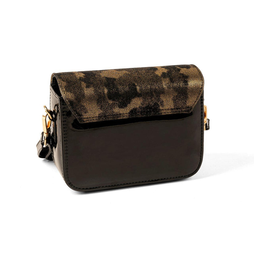 Cross body bag 3 golden textured - Bags online