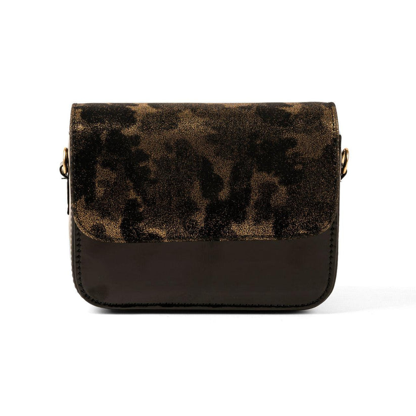 Cross body bag 3 golden textured - Bags online