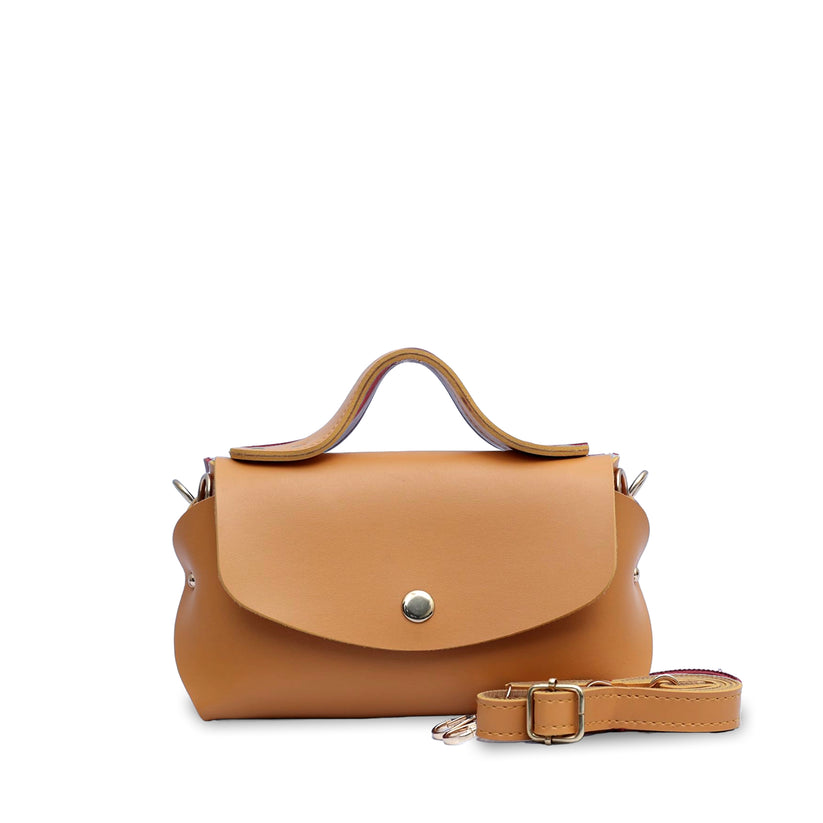 Cross body bag three pcs set Mustard - Bags online
