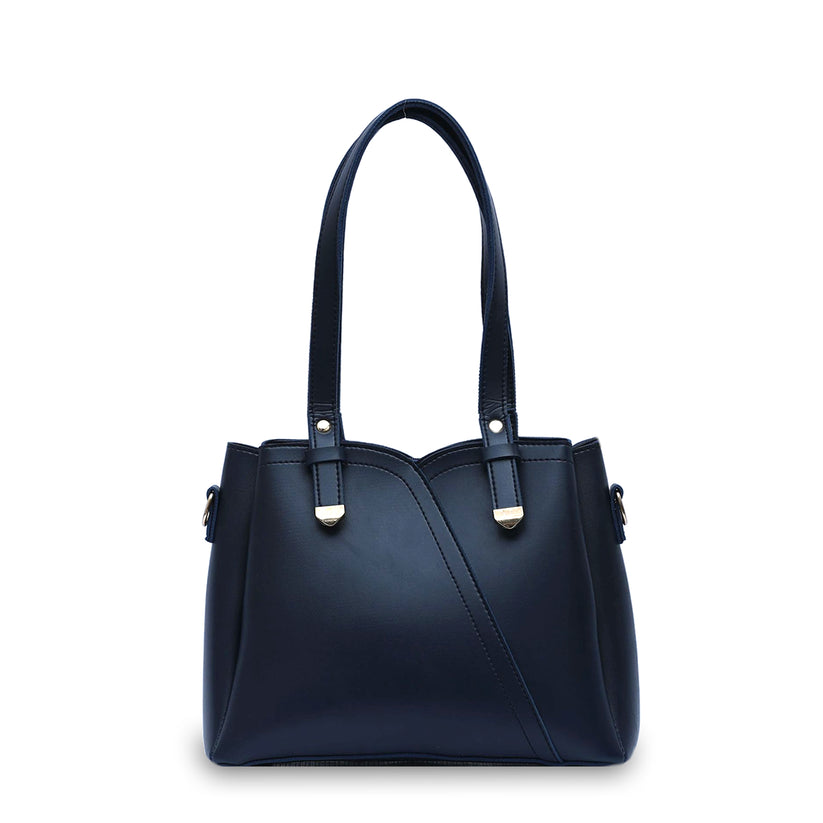 Hand bag 2 three PC Dark Blue - Bags online
