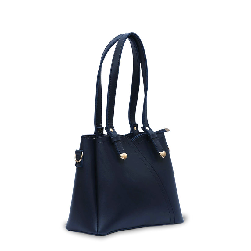 Hand bag 2 three PC Dark Blue - Bags online