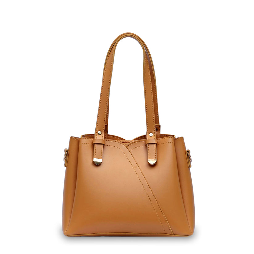 Hand bag 2 three PC Mustard - Bags online
