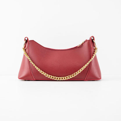 Black Shoulder Bag with Gold Chain Strap – Stylish and Versatile - Bags online