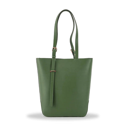 Elegant Green Leather Tote Bag – Perfect for Everyday Use in Pakistan - Bags online