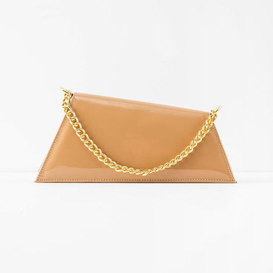 Elegant  Mustard Handbag with Gold Chain | Perfect for Any Occasion - Bags online