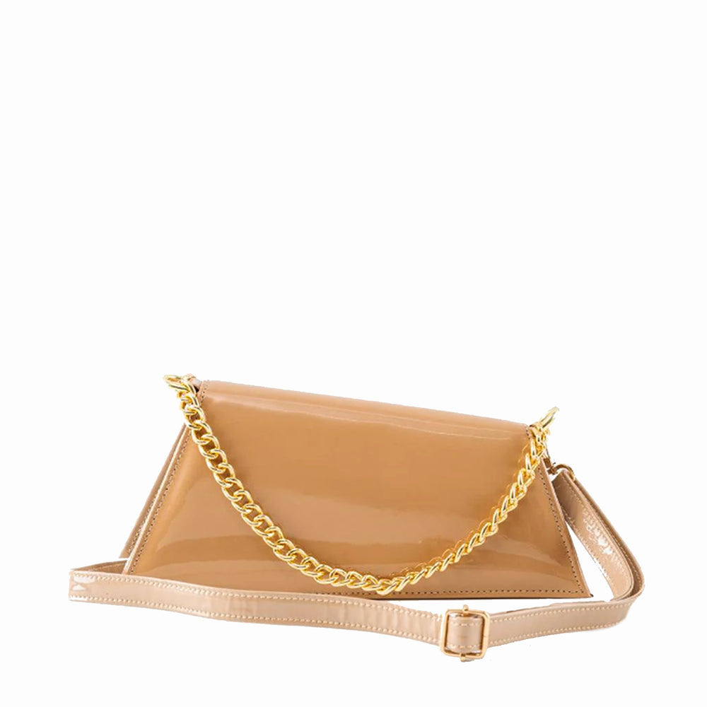 Elegant  Mustard Handbag with Gold Chain | Perfect for Any Occasion - Bags online