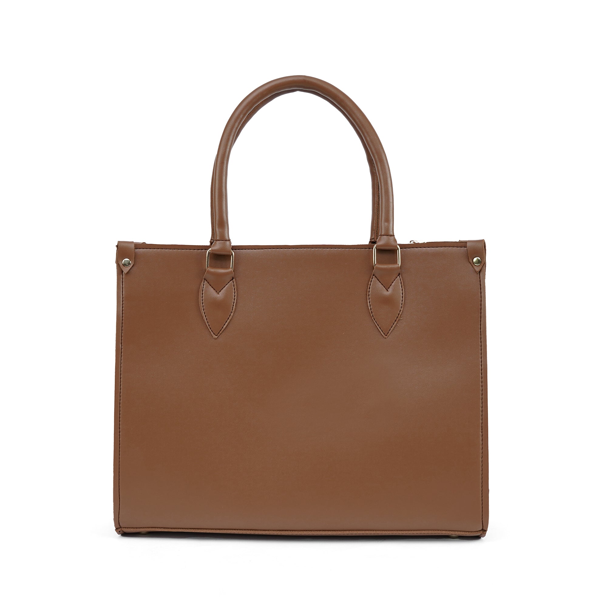 Back view Brown diamond-stitched ladies handbag Pakistan