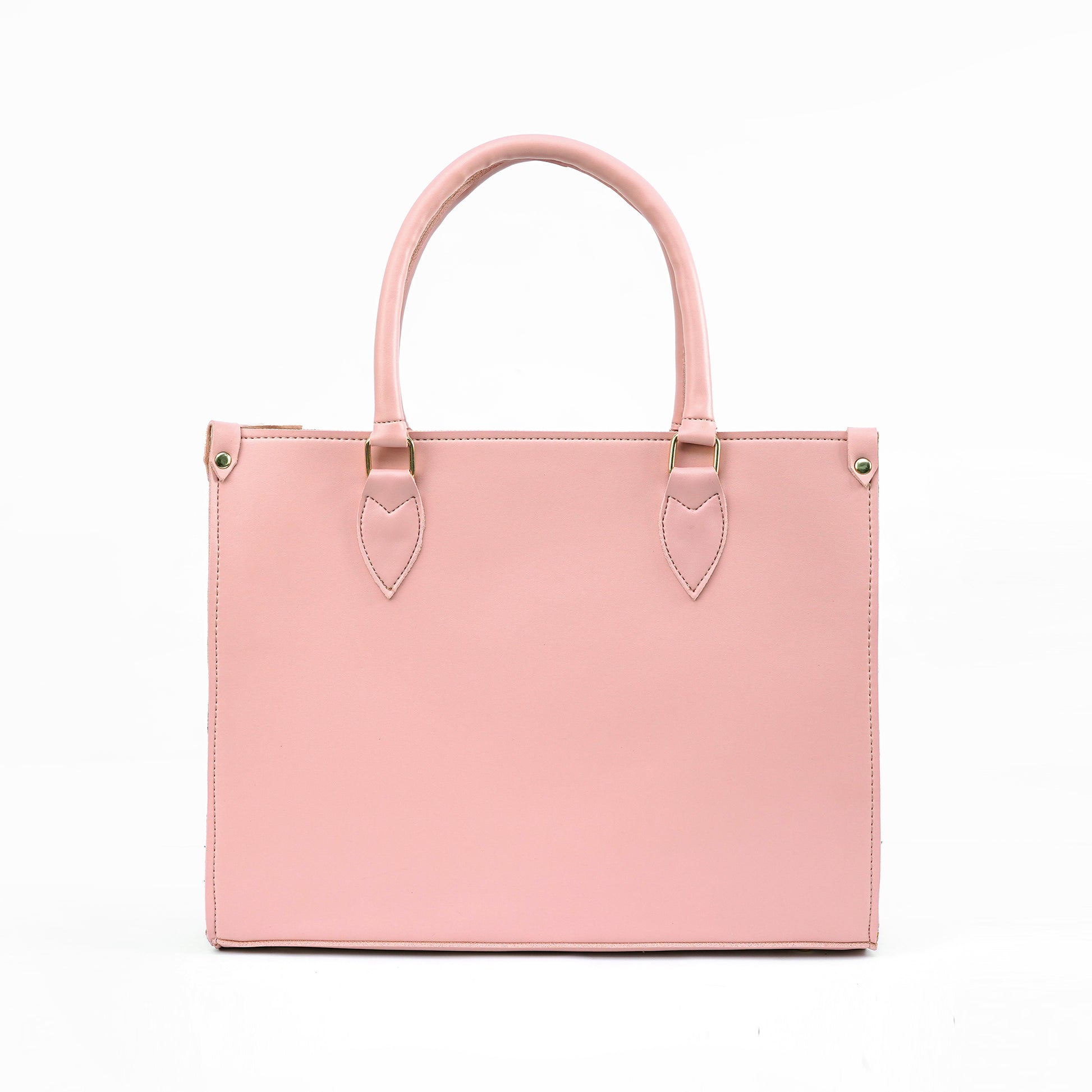 Back view Pink Diamond-Stitched tote bag Pakistan | Trendy Ladies Tote for Women