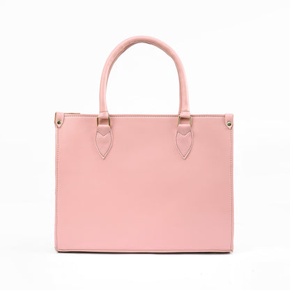 Back view Pink Diamond-Stitched tote bag Pakistan | Trendy Ladies Tote for Women