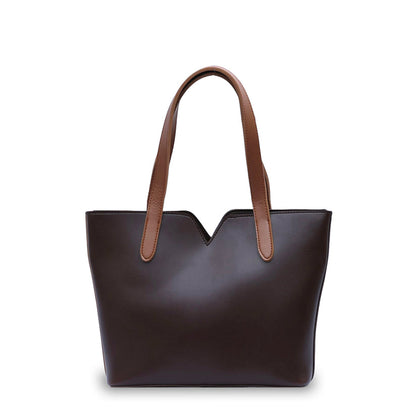 Hand bag 3 Two tone Chocolate Brown - Bags online