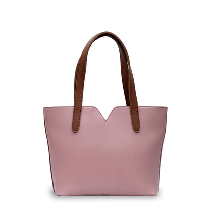 Hand bag 3 Two tone Pink and Brown - Bags online